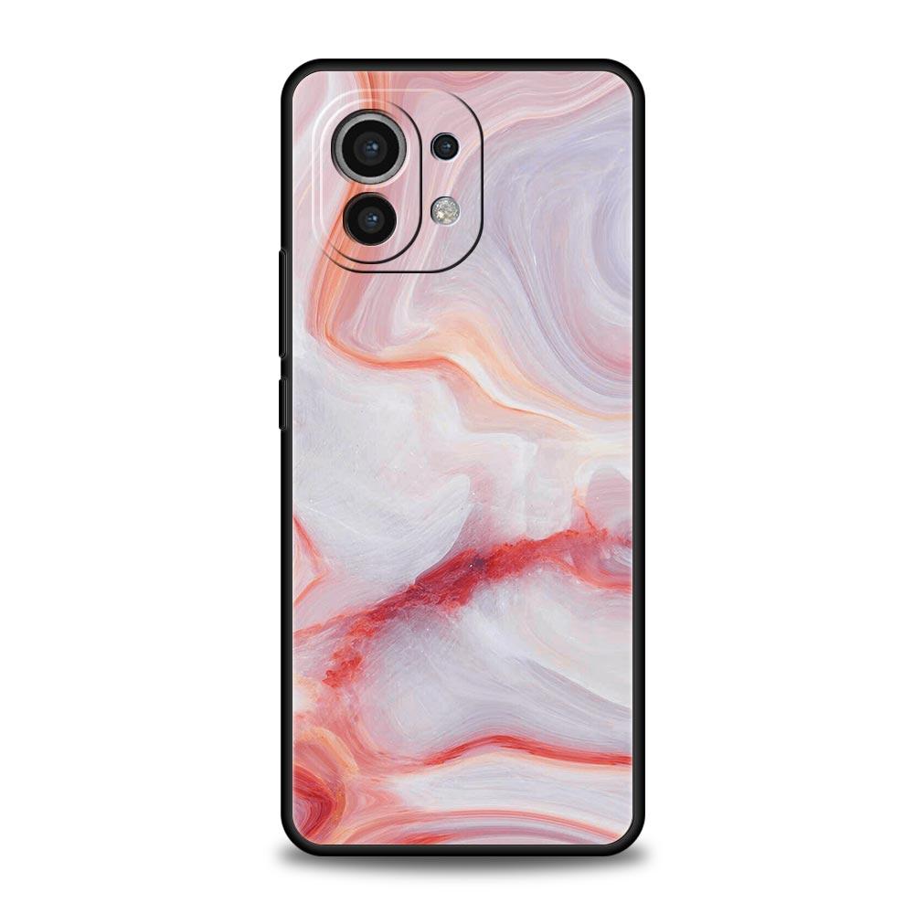Vintage Marble Phone Case Cover for Xiaomi Mi 17 15 14 13 12 11 Ultra 15T 14T 13T 12T 11T Pro Lite 5G Soft TPU Shell Fundas Bags