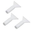 AB Static Mixer Tube Flat Nozzle Adapter External Thread Wide for Industrial Epoxy Resin Adhesive Dispensing Projects