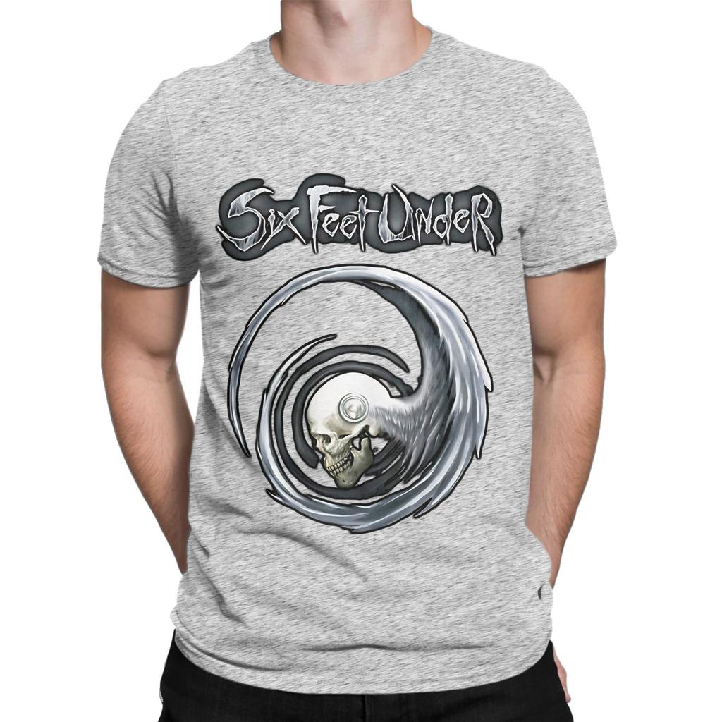 Six Feet Under Band Musikgenre Death Metal Death Roll Shirt Grafik 100% Baumwolle T-Shirt Six Feet Under T-Shirts Oberteile Für Unisex