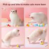 New Cat Toy Silent Ball Self-hi To Relieve Boredom Cat Cat Toy Plush Elastic Ball Bite-resistant Cat Teaser Stick Cat Supplies