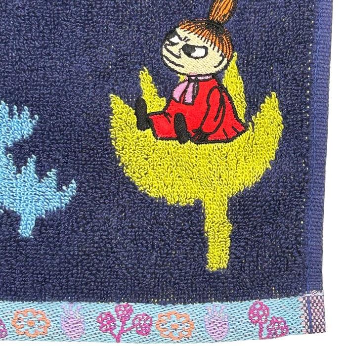 Marushin Moomin Face Towel Night Walk 1405038600, approx. 34x80cm