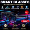 Neue 4K HD KI Smart Glasses Chat GPT 800MP Kamera Aufnahme WIFI Übertragung Bluetooth Anruf 260mAh Sprachassistent Smart Glasses Echtzeit-Übersetzung