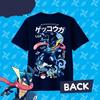 Camiseta Masculina Estampada GRENINJA de Algodão 100% Puro Verão Y2K Harajuku Solta Casual Versátil Manga Curta