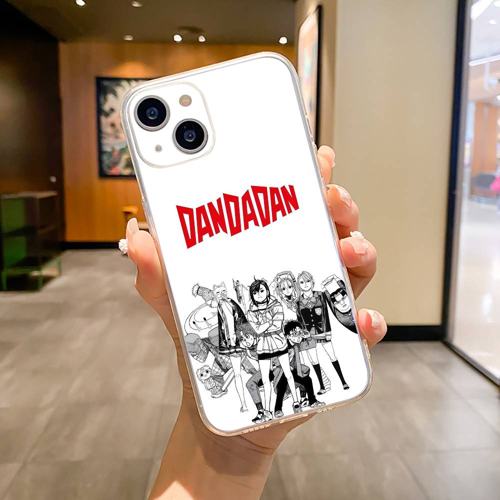 Popular anime-D-Dandadan Phone Case For iPhone17,16,15,14,13,12,11 ,Pro Max,16/15/14 Plus Transparent Cover
