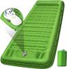 Lightweight Inflatable Camping Pad with Foot Pump - Portable Air Mattress for Outdoor Sleeping
