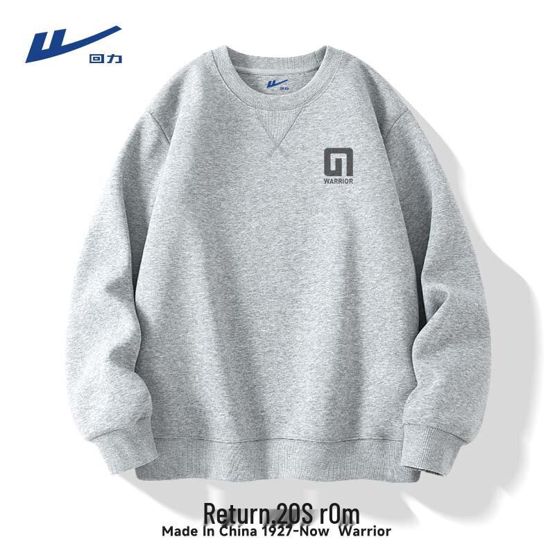 Warrior Men's Casual Crew Neck Pullover Sweatshirt