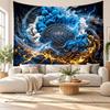 Arazzo da Parete Manchester City, Tessuto Morbido da Appendere, Sfondo Decorativo per Camera da Letto, Arte da Parete per la Casa