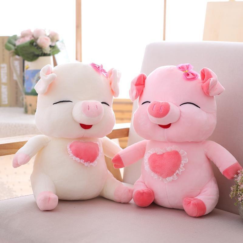 Soft Sweet And Pig Plush Toy Ideal For Children Birthday Presents Cuddles And