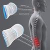 Back Support Pillow for Office and Car Seats 3D Curveds Lumbar Cushions with Washable Cover for Enhanceds Comfort