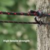 Reflective Tent Guy Rope with Pulley Tent Guide Rope Adjustable Tent Tie Downs Rope Hangers Quick Setups Outdoor Guy Line