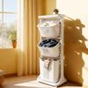 Laundry Hampers, 3 Tier Laundry Baskets Dirty Clothes Hamper with Wheels for Home, Dorms, Laundry Room and Apartment