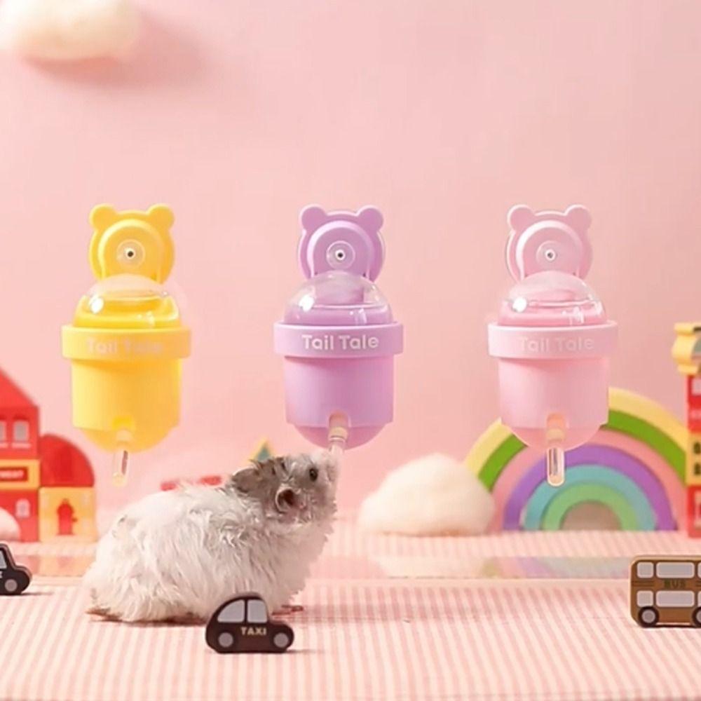 Vakuumadsorpsjon Hamster Vann Drikkeflaske Vegghengt Kjæledyr Vanndispenser Lite Kjæledyr