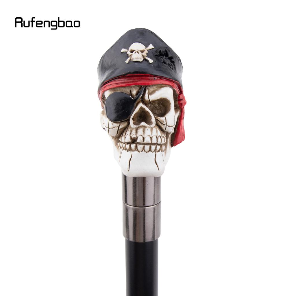 Pink White Resin Skull Head Walking Cane Fashion Decorative Steel Walking Stick Gentleman Elegant Cosplay Cane Knob Crosier 94cm