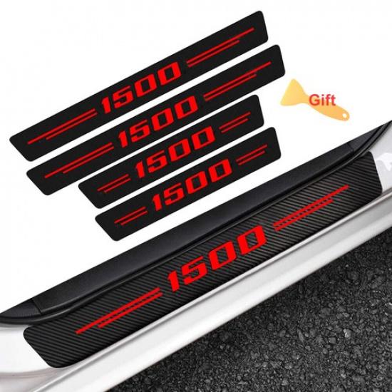 4x Для Ram 1500 Chevy Аксессуары Накладка на порог автомобиля Накладка на порог Защитная накладка