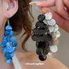 Shell Geometric Round Fringed Ear Hook Seaside Vacation Earrings Earrings Pendant Earrings