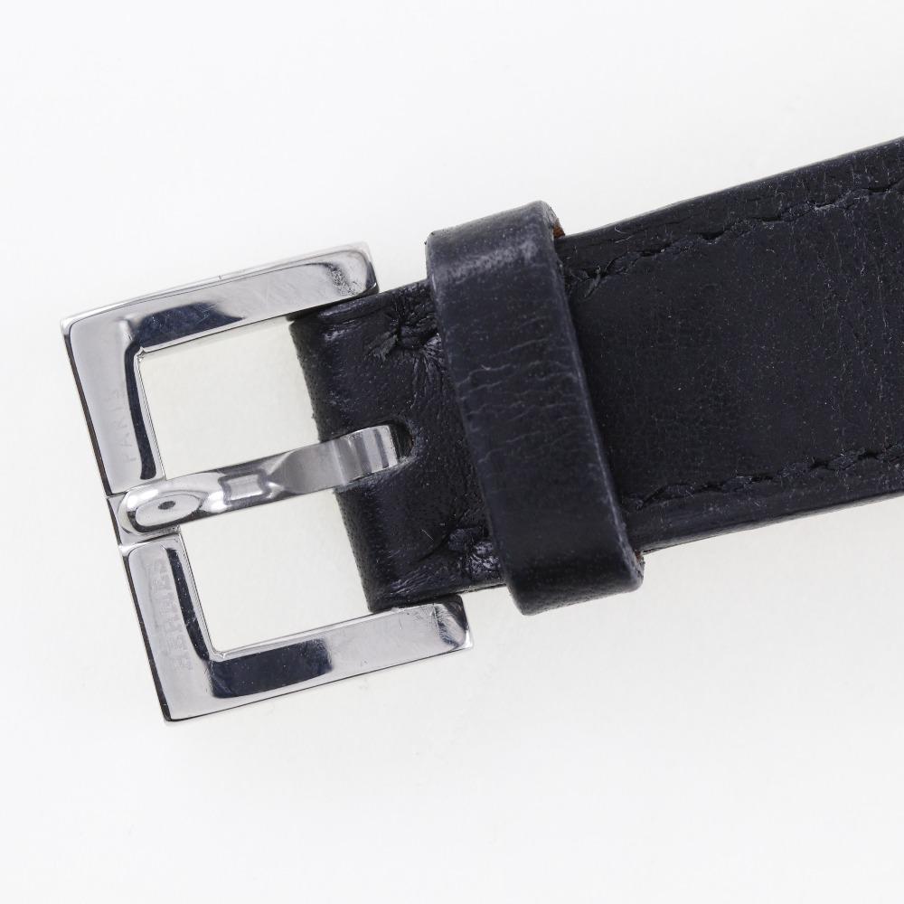 HERMES paprika Watches PA1.220 WhiteDial Stainless Steel/leather Quartz Analog display Women Used