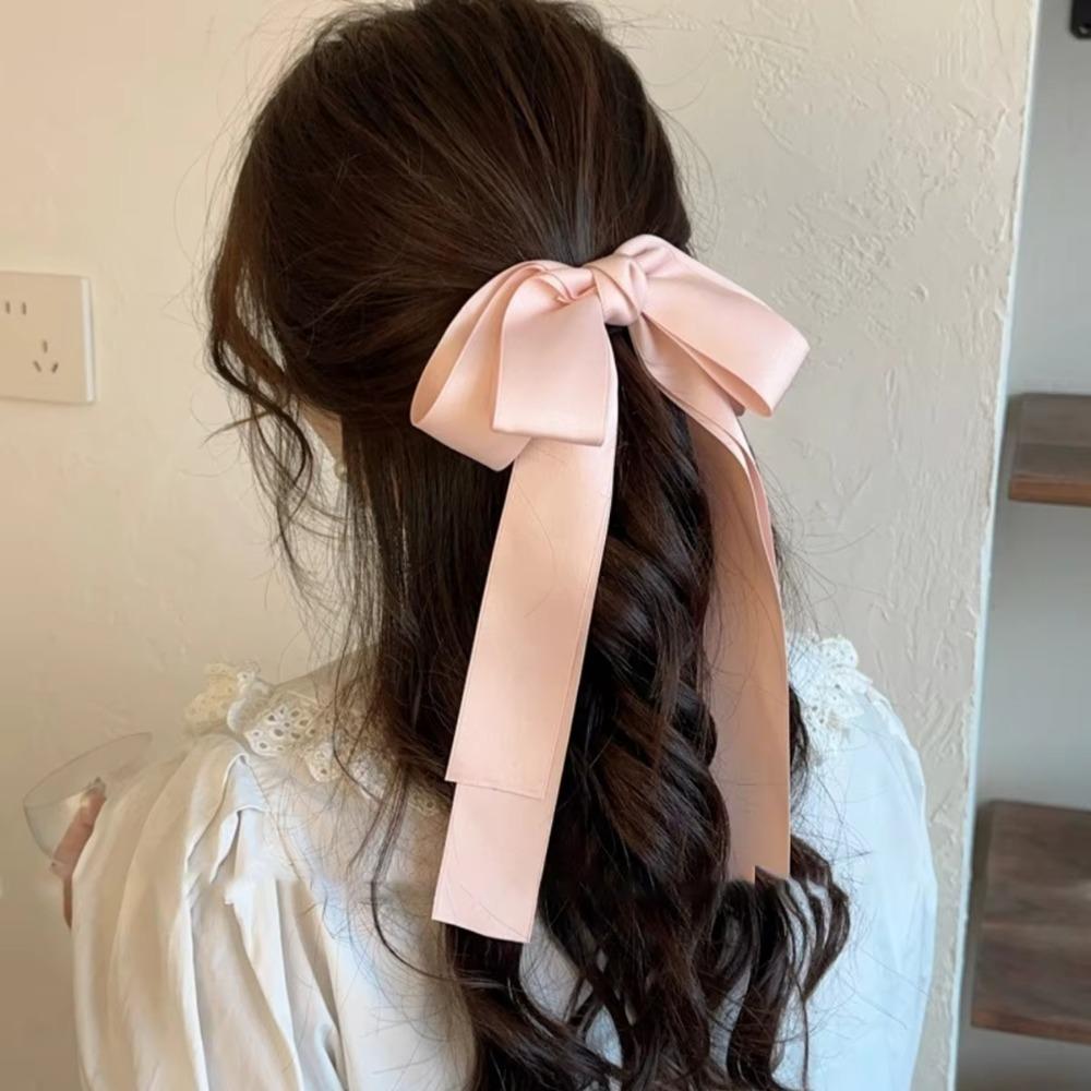 Large Bowknot Bow Hair Clip Barrettes Bow Top Clip Fashion Hair Bow Hairpin  Girls