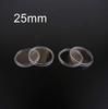 100x. Transparent Coin Capsules Coin Case Holders 25mm Container Storage Box New