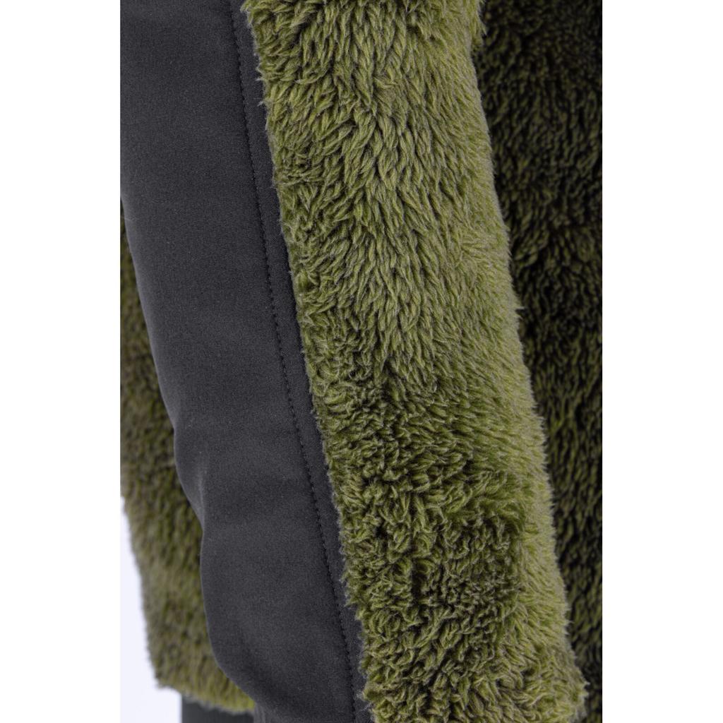 Green Sherpa Zipper Sweatshirt, "2Xl", Ce, Lahti