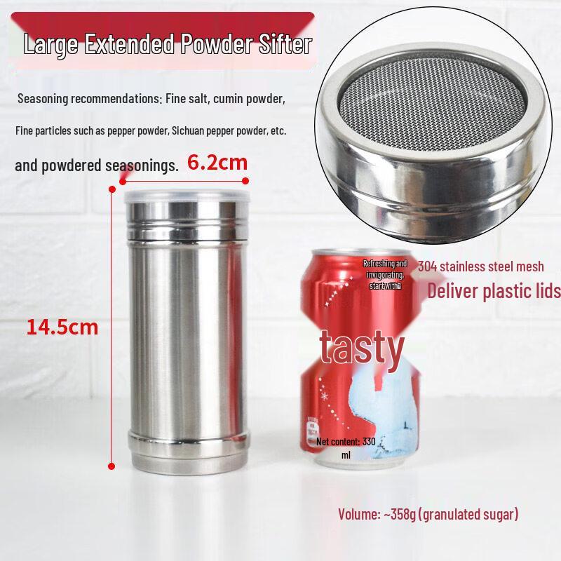 Stainless Steel BBQ Spice Shaker Jar
