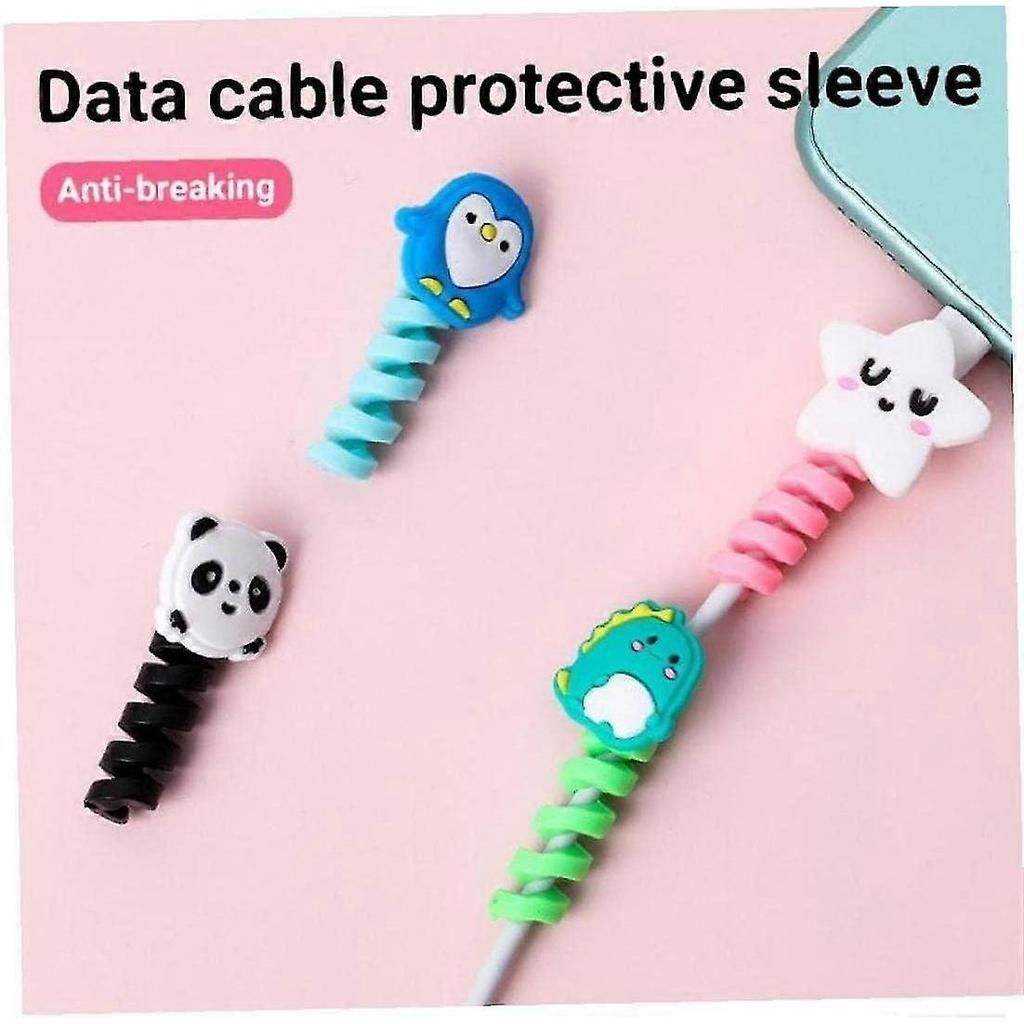 8-part Protection Cable Charger Charger Data Cable Stand Cable Protection Cable Cover Cable Holder Cable Organization Management