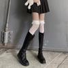 White Lace Lolita Lolita Calf Socks Women's Mid Tube Socks Jk Long Tube Lace Japanese Stockings