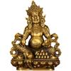 Žlutá Sochy Plná Měď Buddha Jedoucí na Drakovi Bílá Černý Bůh Bohatství Domácí Pracovna Sh