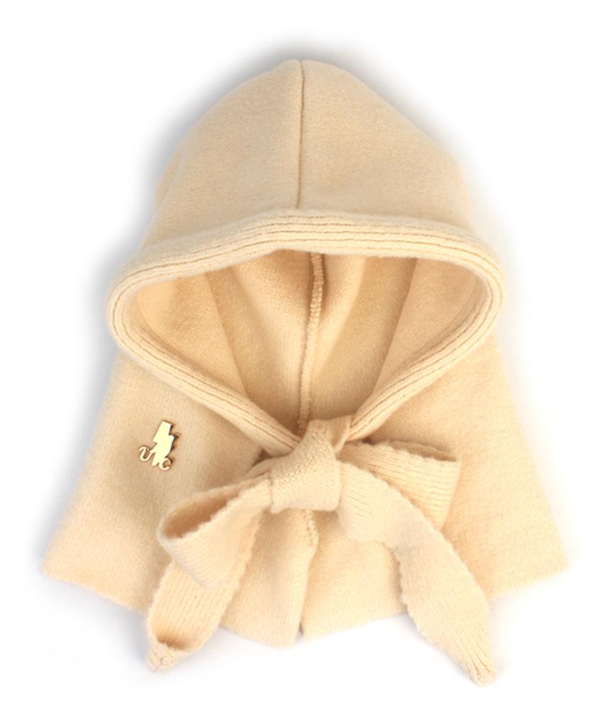 Yunibeosyeolkemiseuteuli Wool Strap Ivory Open Balaclava