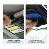 X4 X5 X6 2025 Car For BMW Car Sun Visor Organizer Multi-Pocket Auto Interior Accessories Zipper Pocket Organizer For BMW X3 X4 F