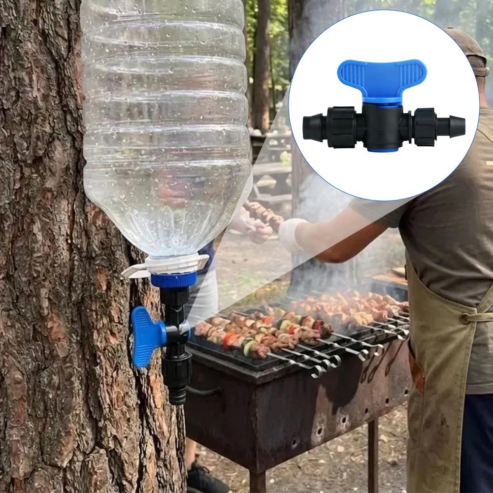 Double-Lock Bypass Valve For Pet Bottles Universal Portable Camping Faucet Nozzle Water Dispenser For Picnic Hiking Hookah