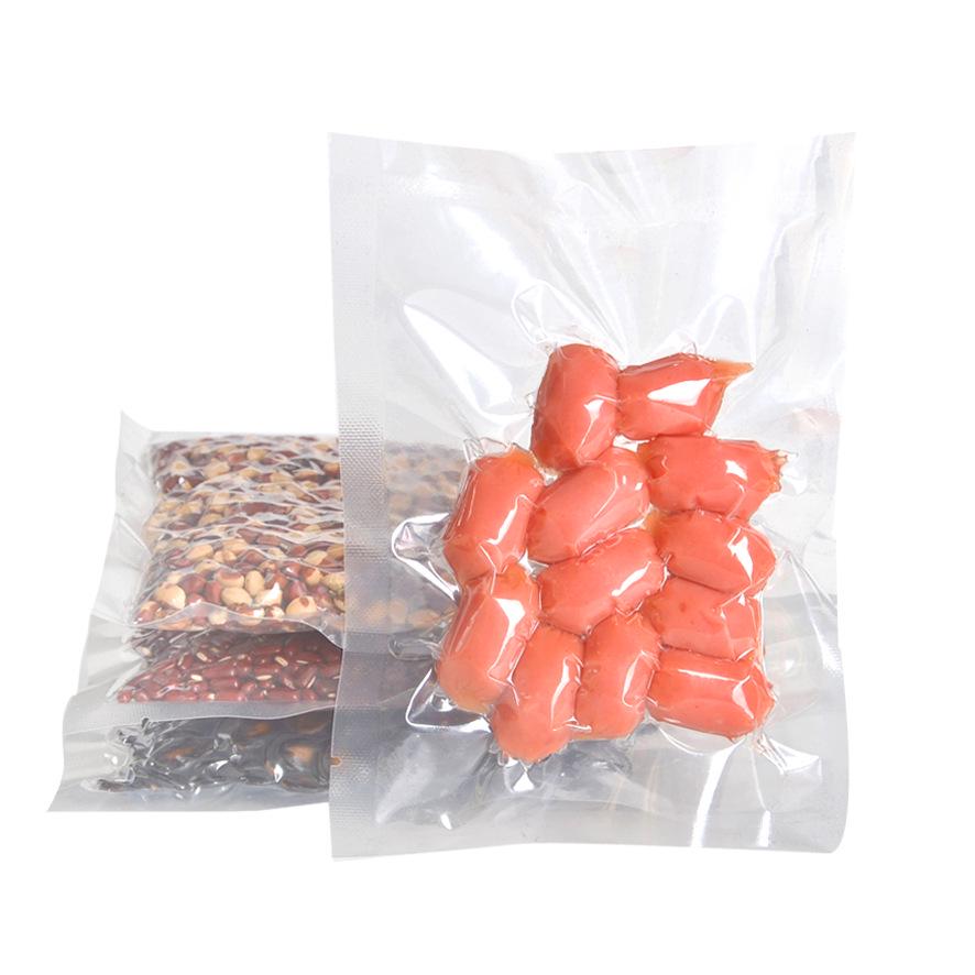 Glossy Transparent Vacuum Sealed Food Storage Bags - Thickened and Heat-Sealed for Freshness