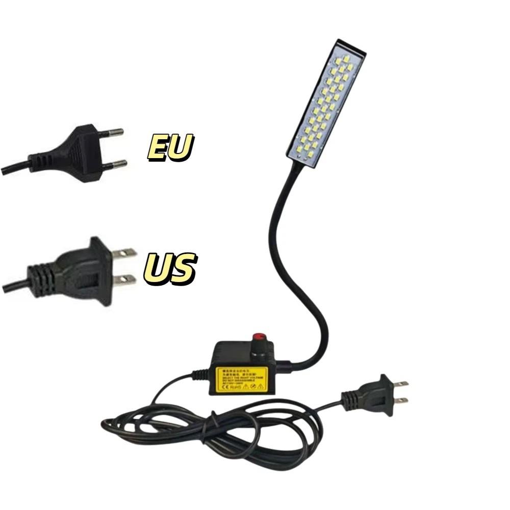 

30 LEDs LED Sewing Light Universal Hose Flexible Arm Lamp Gooseneck Work Lamp Industrial Lighting EU чорний