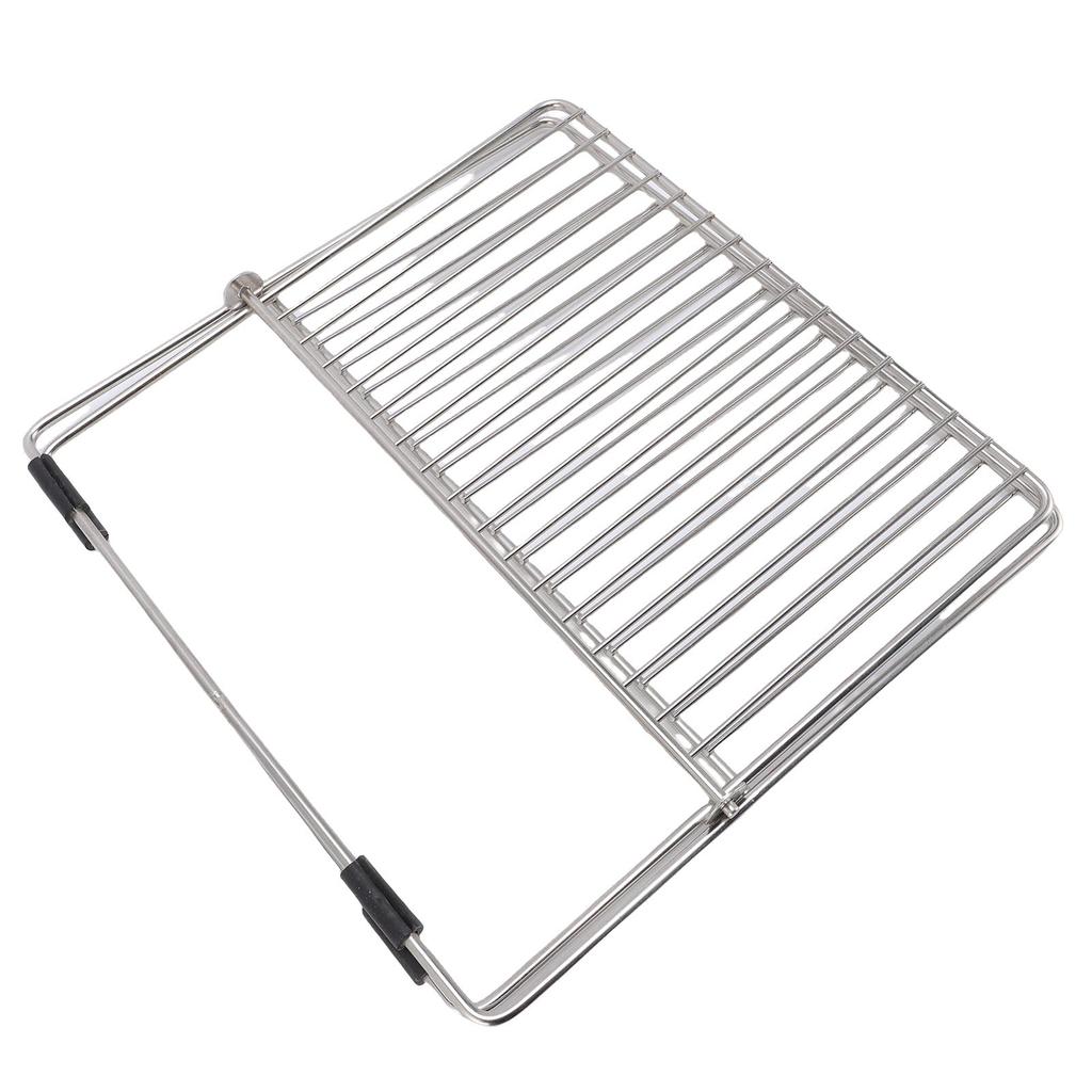 Folding Dish Drying Rack Stainless Steel Dish Drainer Space Saving Dish Rack for Kitchen Counter Storage Organization X
