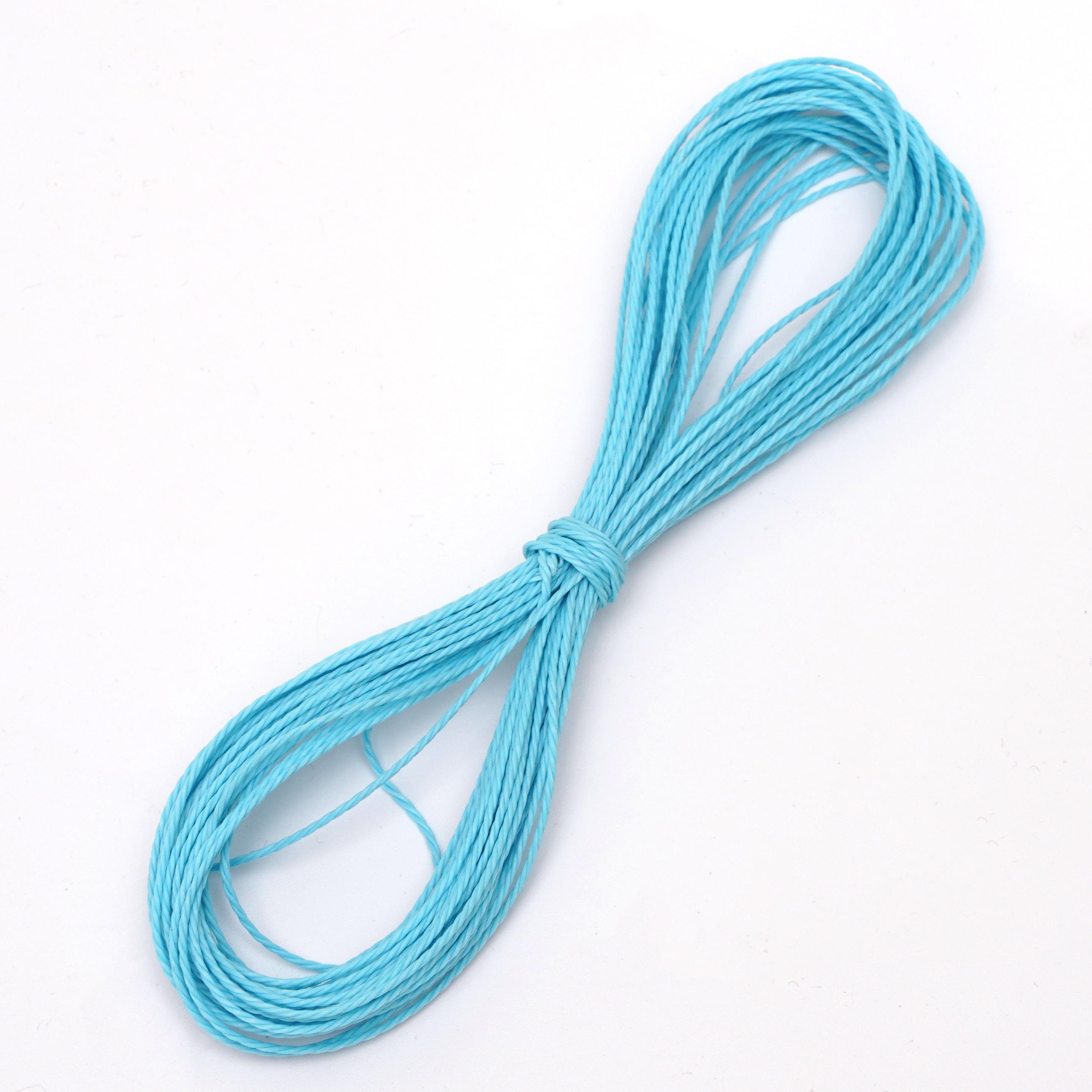 

10 метров кожаный шнур вощеный шнур хлопковая нить шнурок ремешок веревка для изготовления ювелирных изделий DIY браслет принадлежности 14