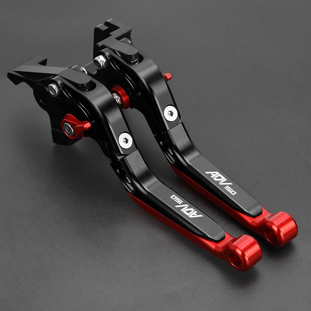 Motorcycle Accessories Adjustable Brake & Clutch Levers 22mm Handlebar Grips Ends For HONDA ADV150 ADV 150   