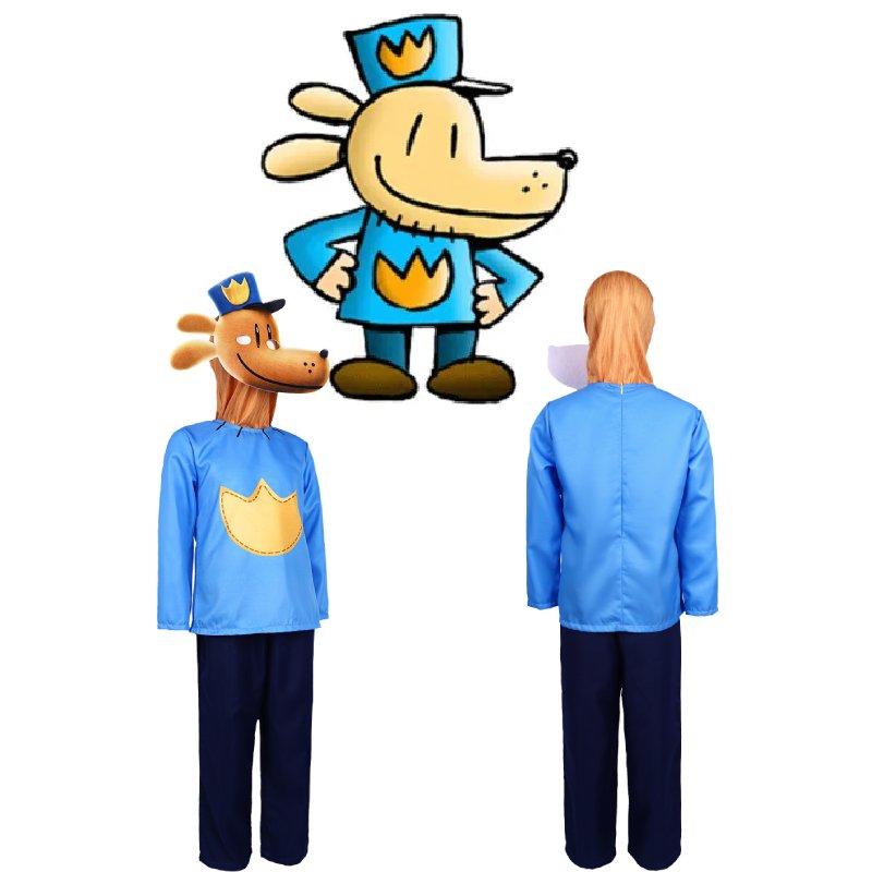 Man Dog Halloween Cosplay Decor Costume Set Role Play Stage Performance Clothes