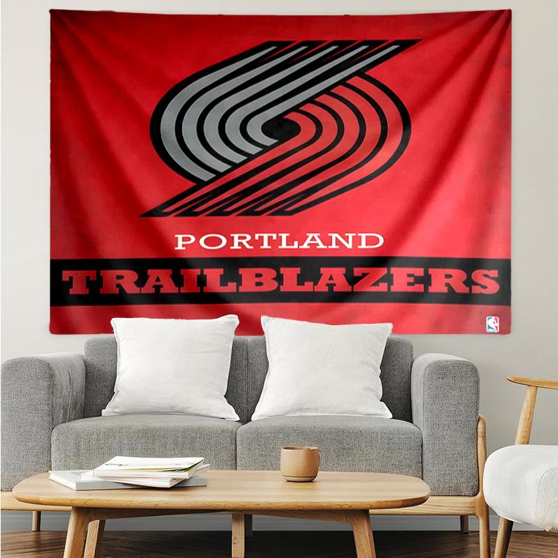 Portland Blazers Artwork Quick-Dry Tapestry Hanging for Bedroom,Livingroom, Playroom,Decor Art Room Wall Tapestry Holiday and Birthday Gifts