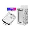 58W Dual Fast Charger with 2 PD+QC3.0 Ports, EU/US/UK/AU Plugs