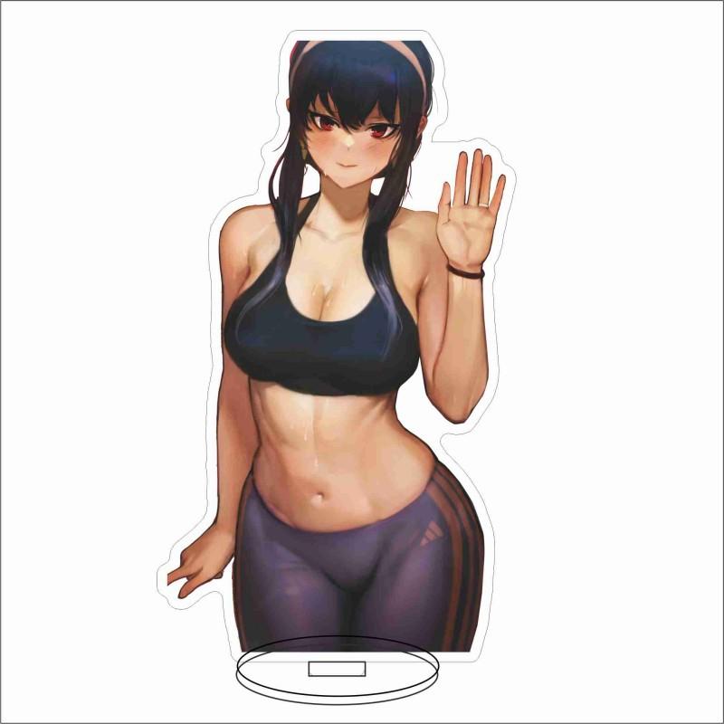 15CM SPY×FAMILY Anime Figure Yor Forger Cosplay Sexy Style Acrylic Stands Model Tabletop Decor Props Standing Sign Fans