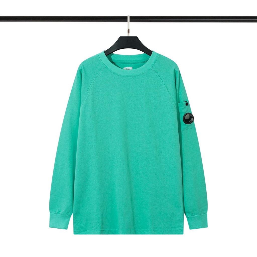 FlowStreet Long Sleeve Round Neck Sweatshirt Cotton Fabric Casual Daily Wear