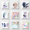 Home Decor Colorful Feather Patterns Pillowcase for Home Pattern Cushion Cover Suitable for Sofa Bedroom Car Pillow Cover