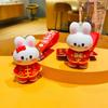 Cute Creative And Pvc Tang Suit Rabbit Keychain Adorable Cartoon Charm For Year New
