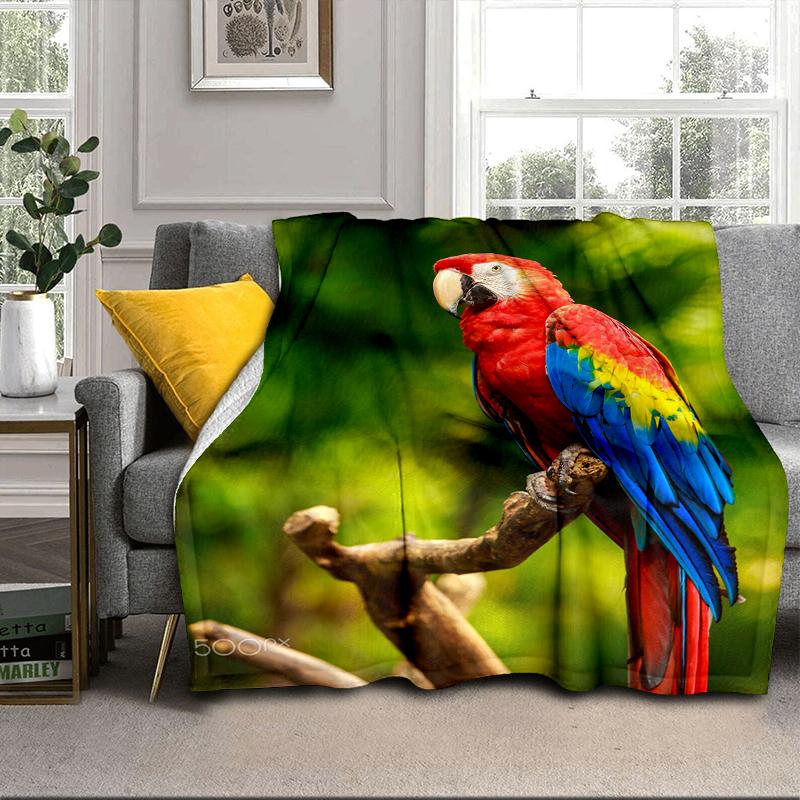 Blue Birds In Blossoms Blanket Flannel Blanket Throw Blanket Sofa Cover Blanket Soft Premium Blanket Picnic Blanket Tv Blanket Gifts