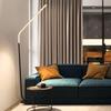 OEING Gold Bedside Floor Lamp with 3-Color Dimming