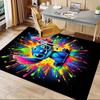 Colorful Stitch Explosion Carpet For Playroom Bedroom Living Room Sofa Home Decorkids Game Area Rug Nonslip Floor Mat