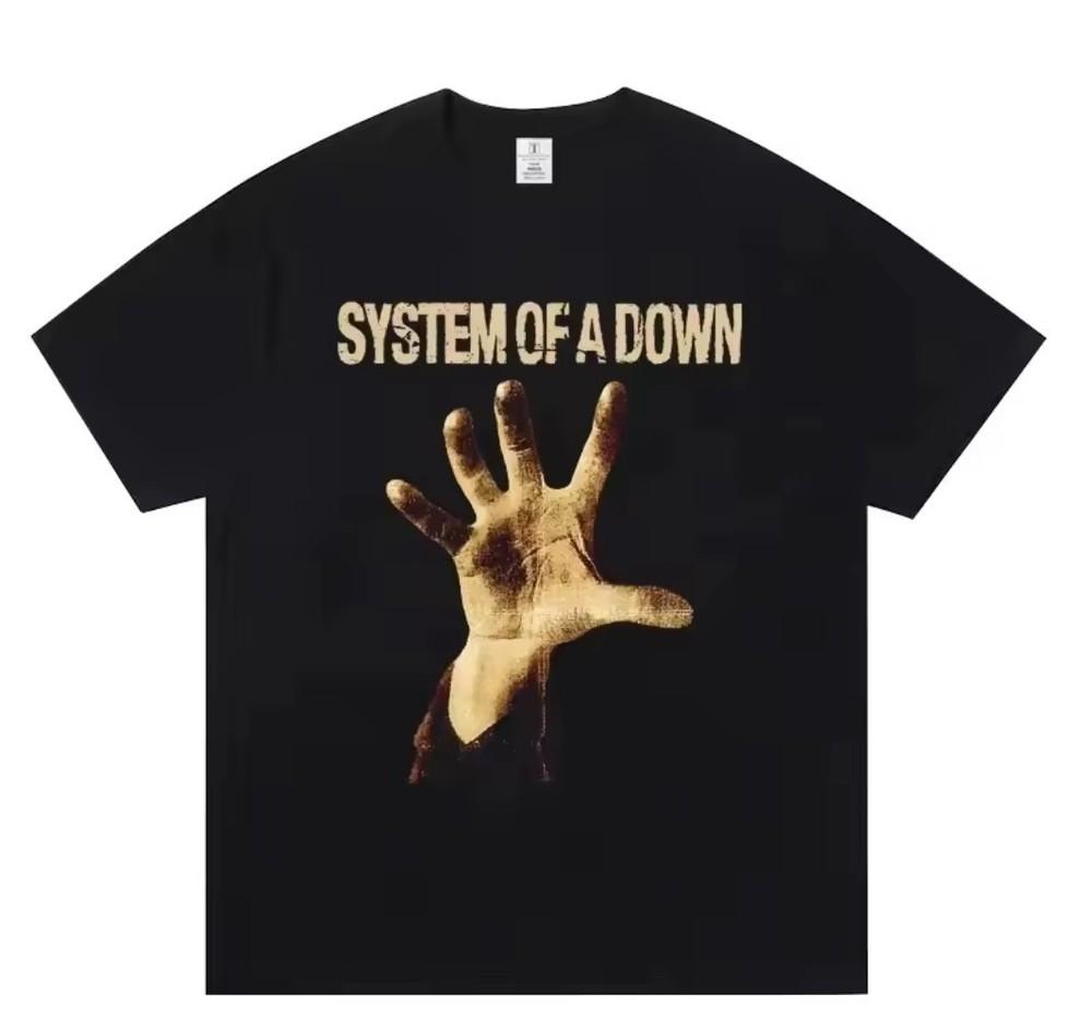 System Of A Down Rare Design T-SHIRT All Sizes S M L XL XXL 3 4XL Black White