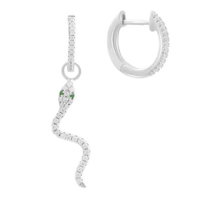 Silberohrringe mit Zirkonia (2177005)