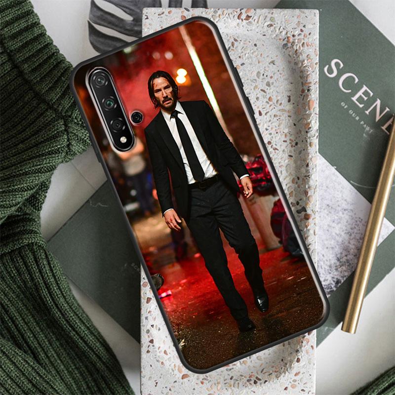 John Wick Keanu Reeves For Huawei Nova 12s 7i 8i 11i 12i 9 10 SE Y91 Y90 Y60 Y70 Y72 Y61 P30 P40 Lite P60 Pro Case