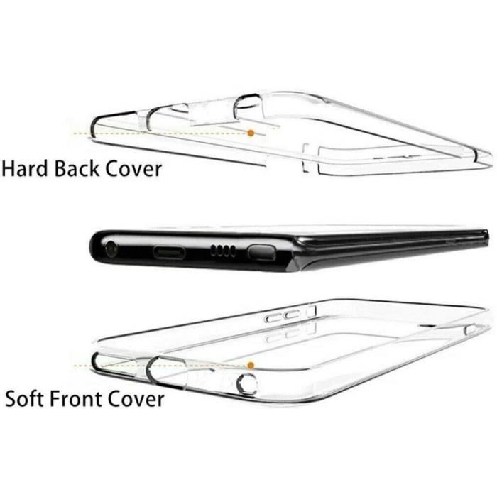 Full Body Case for Samsung Galaxy S24 Ultra - Shockproof Transparent Anti-Scratch Protection (not for Galaxy S24)