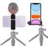 Easy Installation Aluminum Alloy Phone Clamp Adjustable Universal Smartphone Clip 360 Rotation Cold Shoe Mount Live Streaming
